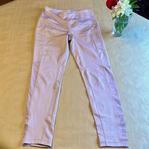 Reebok High Waisted Athletic Performance Leggings Size Small Lavender